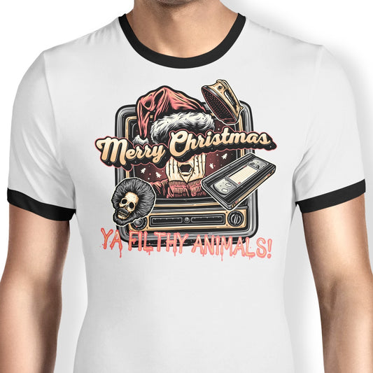 Ya Filthy Animals - Ringer T-Shirt