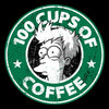 100 Cups of Coffee - Tank Top