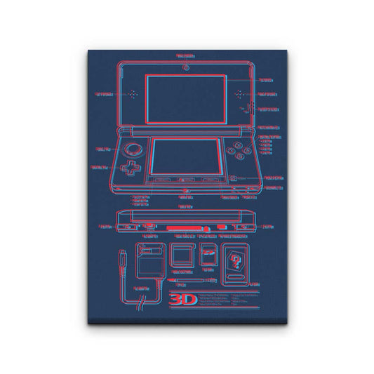 3DS - Canvas Print