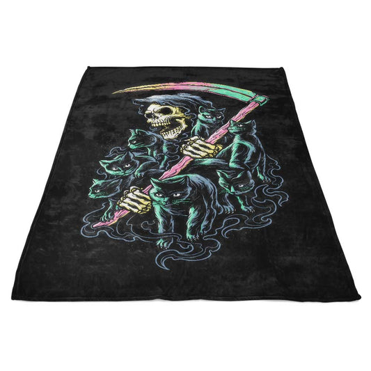 7 Deadly Cats - Fleece Blanket