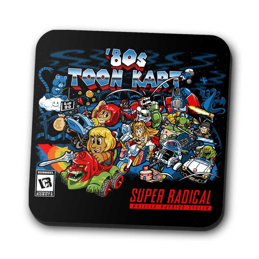 80's Toon Kart - Coasters