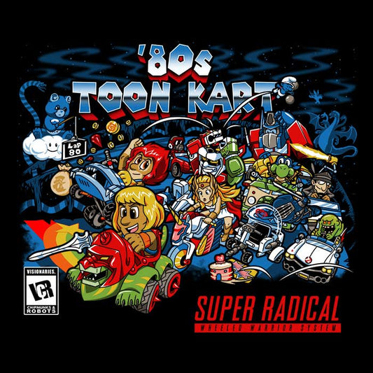 80's Toon Kart - Mousepad