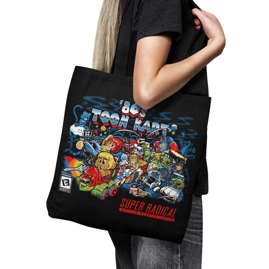 80's Toon Kart - Tote Bag