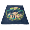A Cat to the Past - Fleece Blanket