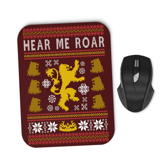 A Lion Always Wraps Their Gifts - Mousepad