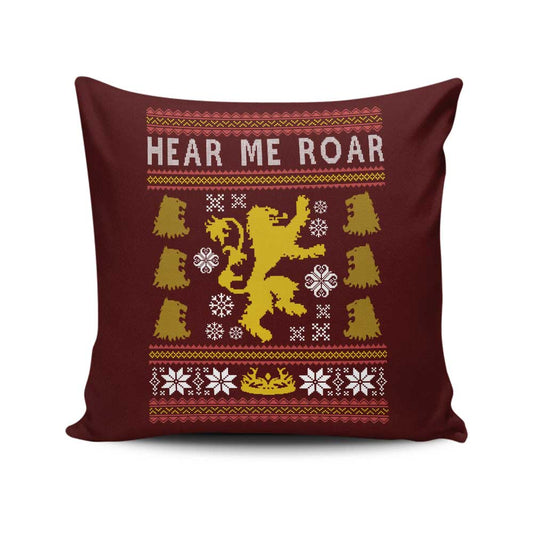 A Lion Always Wraps Their Gifts - Throw Pillow