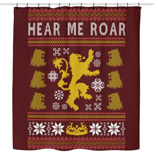 A Lion Always Wraps Their Gifts - Shower Curtain