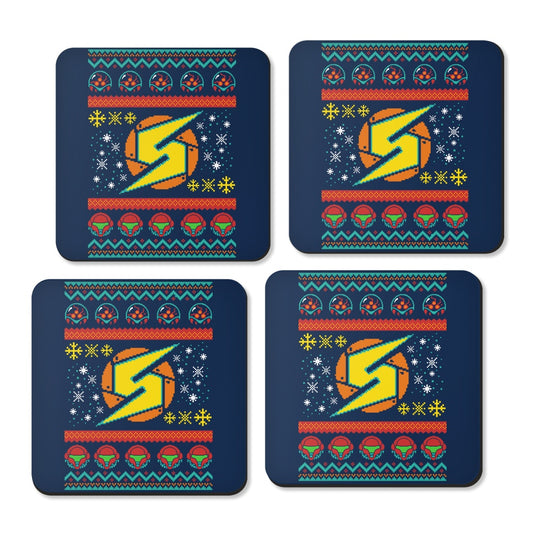 A Metroid Christmas - Coasters