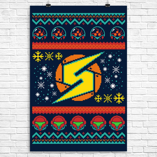 A Metroid Christmas - Poster