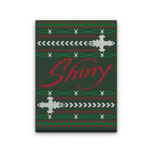 A Very Shiny Christmas - Canvas Print