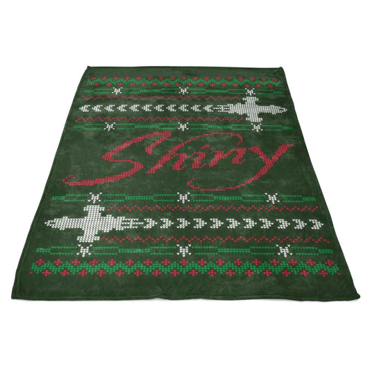 A Very Shiny Christmas - Fleece Blanket