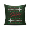 A Very Shiny Christmas - Throw Pillow