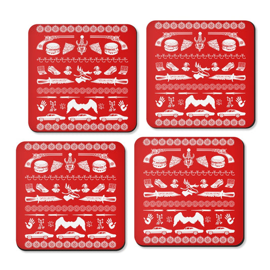 A Very Supernatural Christmas - Coasters
