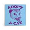 Adopt a Cat - Canvas Print