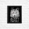 Adopt a Wolf - Posters & Prints