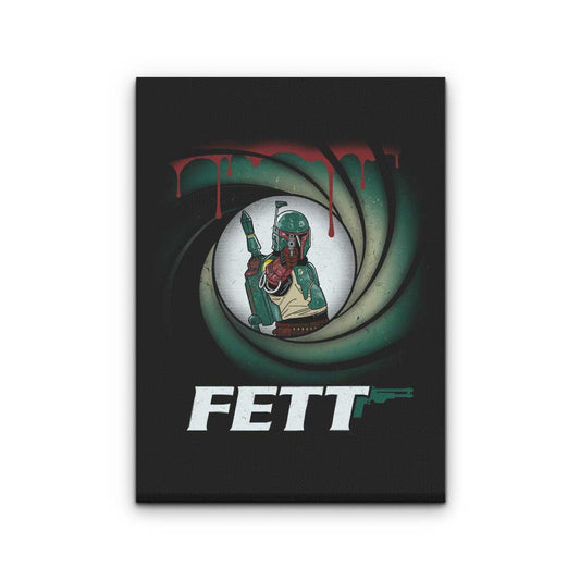 Agent Fett - Canvas Print
