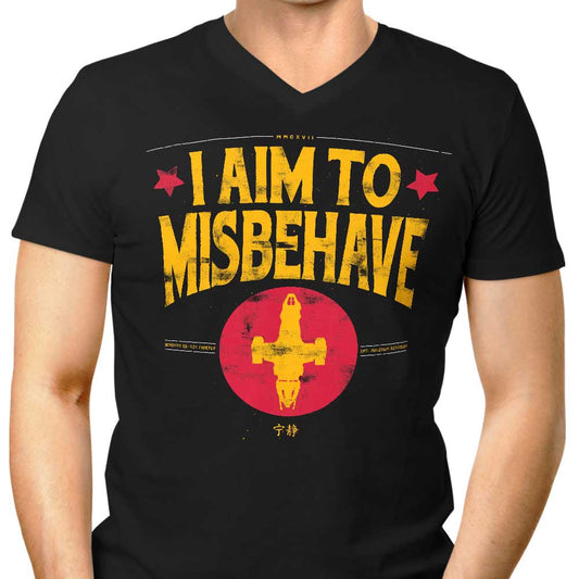 Aim to Misbehave - Men's V-Neck