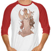 Alderaan Rose - 3/4 Sleeve Raglan T-Shirt