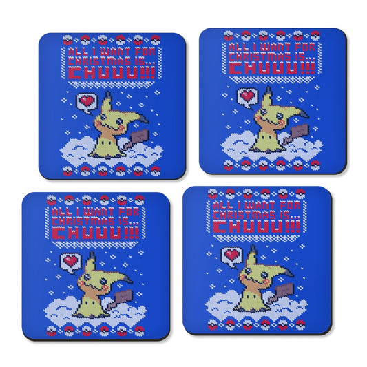 All I Want for Christmas is Chuuu - Coasters