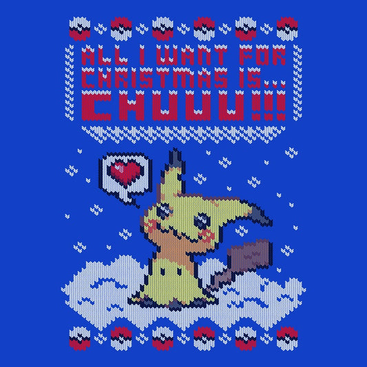 All I Want for Christmas is Chuuu - Fleece Blanket