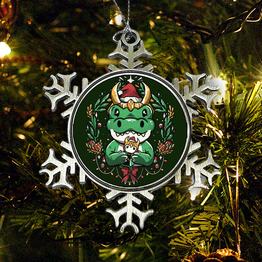 Alligator Christmas - Ornament