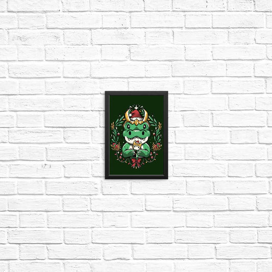 Alligator Christmas - Posters & Prints