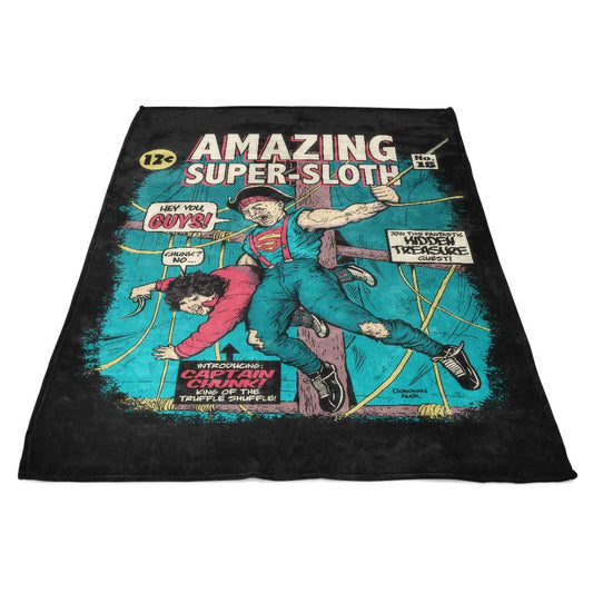 Amazing Super Sloth - Fleece Blanket