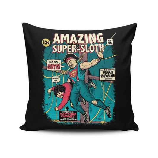 Amazing Super Sloth - Throw Pillow