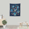 An Alien's Day - Wall Tapestry
