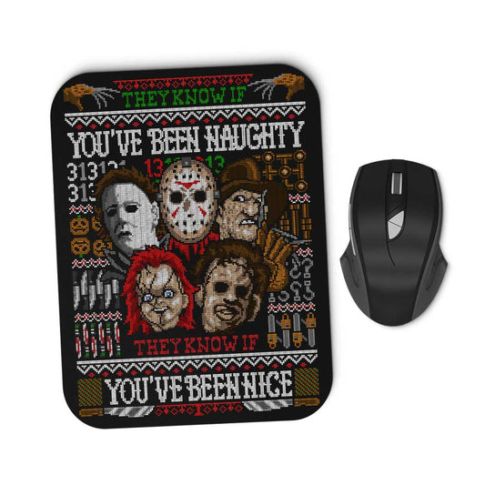 An Ugly Slasher Sweater - Mousepad