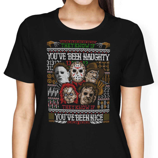 An Ugly Slasher Sweater - Women's Apparel
