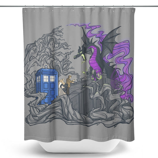 And Now You Deal with Me O' Doctor - Shower Curtain