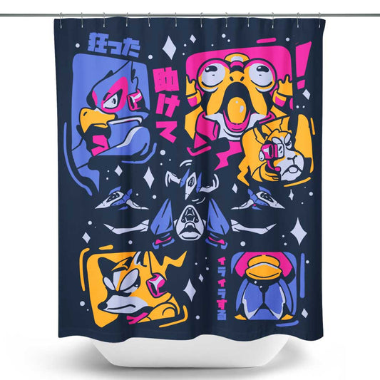 Annoyed Squad - Shower Curtain