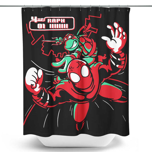 Arcade Raph - Shower Curtain