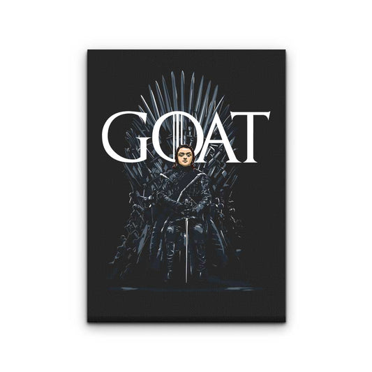 Arya the GOAT - Canvas Print