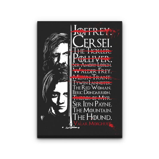 Arya's Prayer - Canvas Print