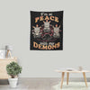 At Peace With My Demons - Wall Tapestry