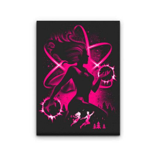 Atom Girl - Canvas Print