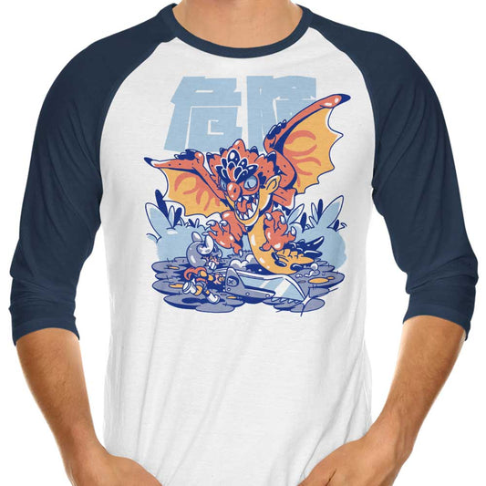 Attack of Rage - 3/4 Sleeve Raglan T-Shirt