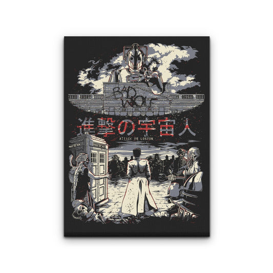 Attack on London - Canvas Print