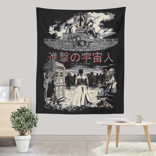 Attack on London - Wall Tapestry