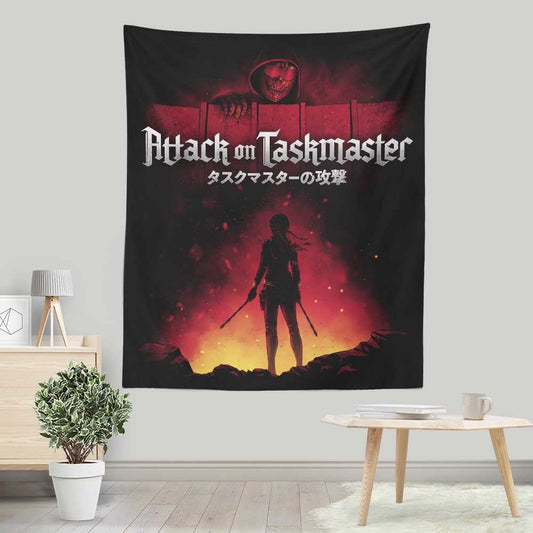 Attack on Taskmaster - Wall Tapestry
