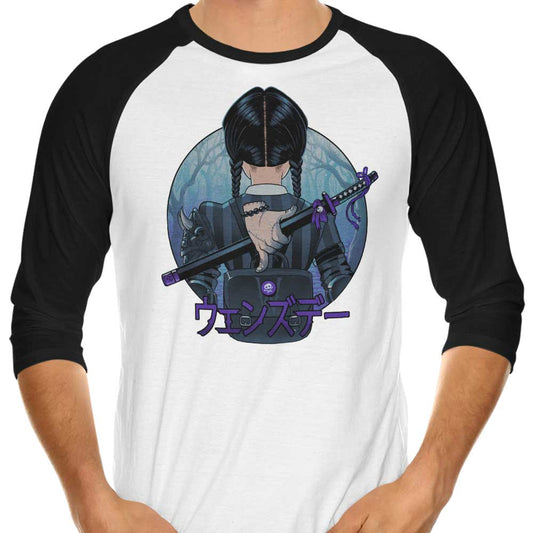 Autumn Raven - 3/4 Sleeve Raglan T-Shirt