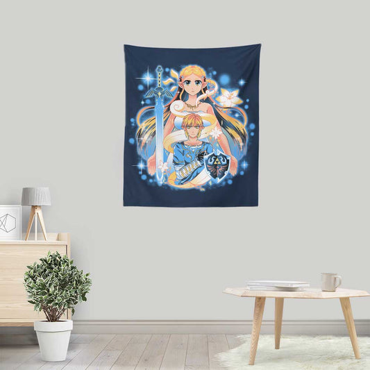 Awakened Hero - Wall Tapestry