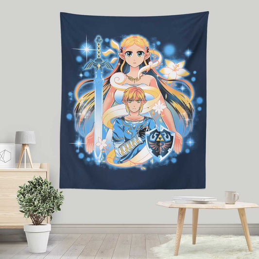 Awakened Hero - Wall Tapestry