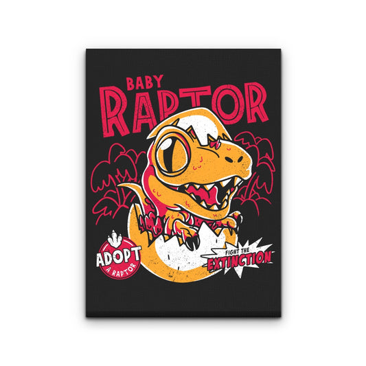 Baby Raptor - Canvas Print