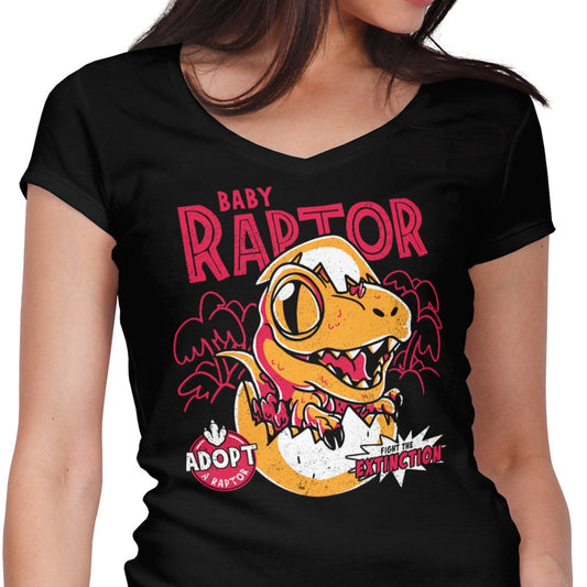 Baby Raptor - Women's V-Neck