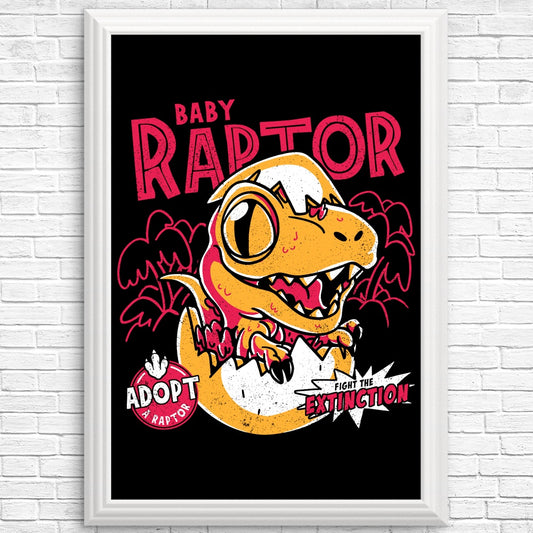 Baby Raptor - Posters & Prints
