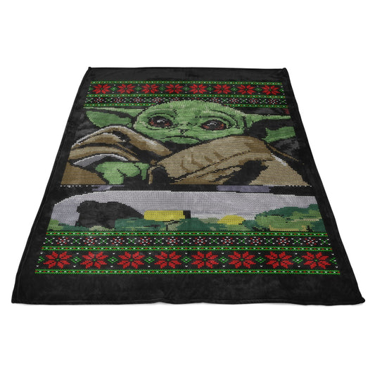 Baby Yelled at Sweater - Fleece Blanket