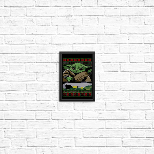 Baby Yelled at Sweater - Posters & Prints